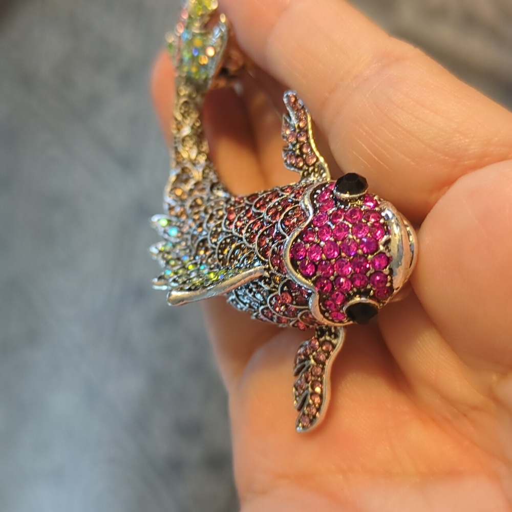 Spectacular Fish Brooch/Pendant - Picture 4 of 5